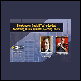 Bryan Kreuzberger - Breakthrough Email