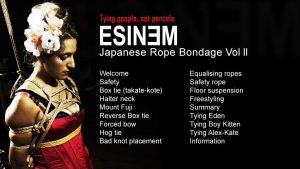 Esinem - Japanese Rope Bondage Volume 1 & 2 - Tying People Not Parcels