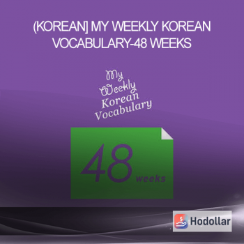 (KOREAN] My Weekly Korean Vocabulary-48 Weeks