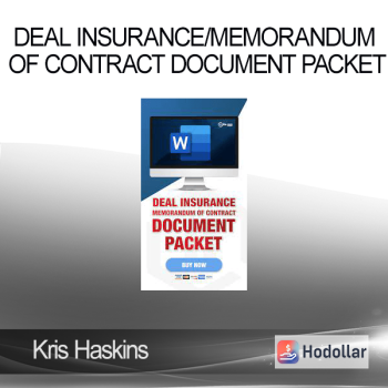 Kris Haskins - Deal Insurance/Memorandum of Contract Document packet