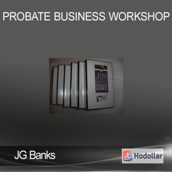 JG Banks - Probate Business Workshop