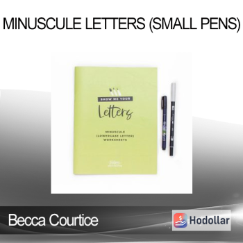 Becca Courtice - Minuscule Letters (Small Pens)